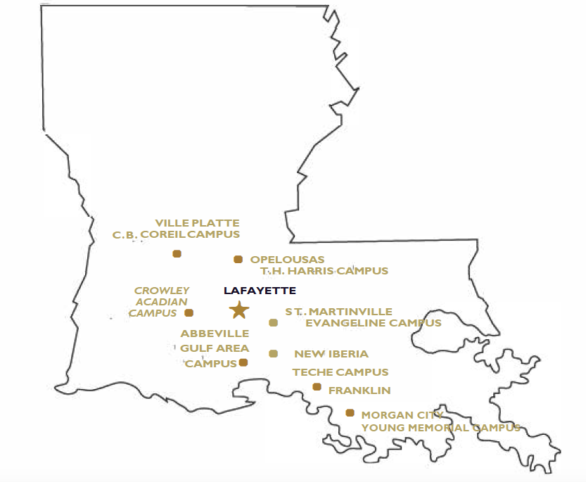 Campus Locations - South Louisiana Community College - Modern Campus ...